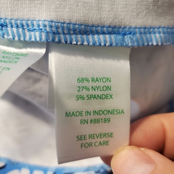 NWT Lilly Pulitzer Ainslee Lunar Blue Palm Beach Petals Dress Size Lge. Ret $188 - Picture 12 of 14